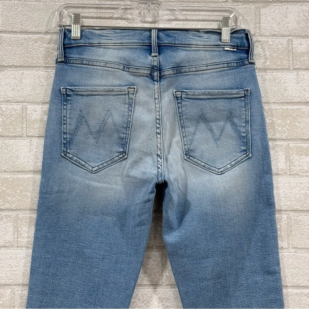 MOTHER THE MID RISE DAZZLER ANKLE FRAY KEANS - Hopeless Romantic - Sz-28 - Picture 6 of 12